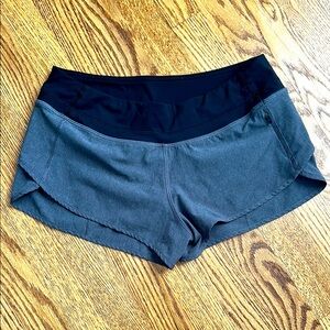 CRZ Yoga Gray and Black Athletic Shorts